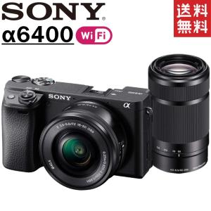 ソニー SONY α6400 ILCE-6400Y ダブルレンズキット ブラック Wi-Fi搭載 ミラーレス一眼レフ｜camerart