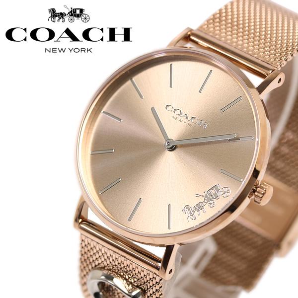 COACH コーチ 腕時計 レディース PERRY ペリー クオーツ メッシュ ブランド おしゃれ ...