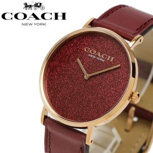 COACH コーチ 腕時計 ブランド レディース ワインレッド ボルドー ローズゴールド クオーツ レザー おしゃれ シンプル ギフト PERRY ペリー 14504079