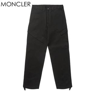 モンクレール MONCLER カーゴパンツ メンズ ブラック 黒 ブランド ボトムス カーゴ コットン パンツ 2A000 18 596BQ 999｜cameron