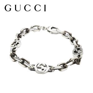 GUCCI グッチ インターロッキングG シルバー ブレスレット チェーン