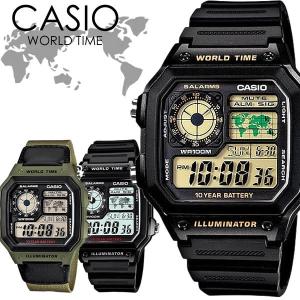 CASIO カシオ 腕時計 ウォッチ ユニセックス クオーツ 10気圧防水 ワールドタイム チープカシオ｜cameron