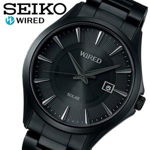 SEIKO セイコー WIRED ワイアード NEW STANDARD MODEL ソーラー 腕時計 メンズ カレンダー AGAD412｜cameron