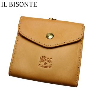 イルビゾンテ IL BISONTE ２つ折り 財布 がま口 レザー メンズ レディース ミニ c04...