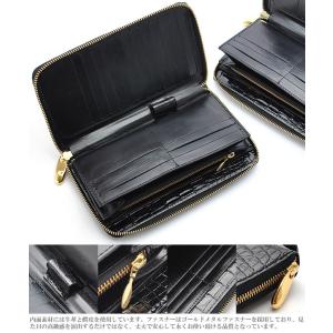 クロコダイル 長財布 メンズ 日本製 ロングウ...の詳細画像1