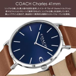 COACH コーチ 腕時計 メンズ 革ベルト ...の詳細画像1