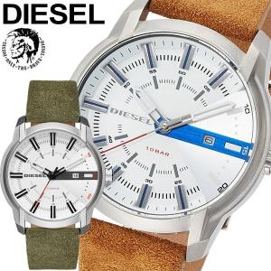 DIESEL ディーゼル 腕時計 ウォッチ メンズ 男性用 クオーツ 10気圧防水 レザー dz1781 dz1783｜cameron