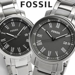 FOSSIL フォッシル 腕時計 メンズ ブラック グレー メタル 5気圧防水 BQ1010 BQ1013 海外限定モデル