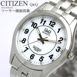 シチズン CBM Q&Q ソーラー 腕時計 H972-204 シチズン CITIZEN 腕時計｜cameron