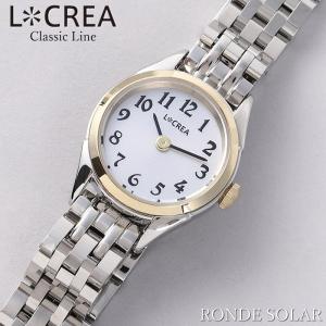 LCREA ルクレア 腕時計 レディース ソーラー 日本製  ジュビリーブレス ウォッチ  日常生活防水 RONDE ロンド クラシック アンティーク調 LC2001-TGP5L｜cameron