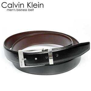 Calvin Klein カルバンクライン ベルト メンズ 本革レザー ブラック＆ブラウン リバーシブル イタリア製 N02B361｜cameron