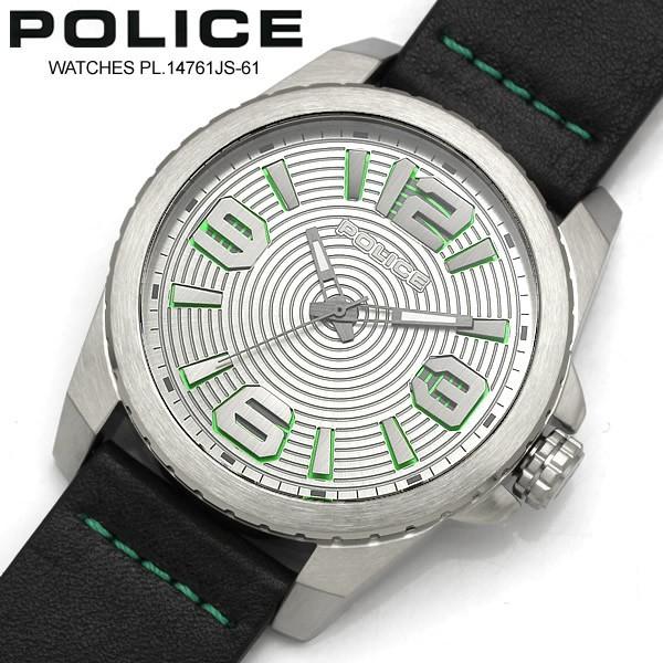 POLICE ポリス 腕時計 ウォッチ ビニールコレクション メンズ レザー pl14761js-6...