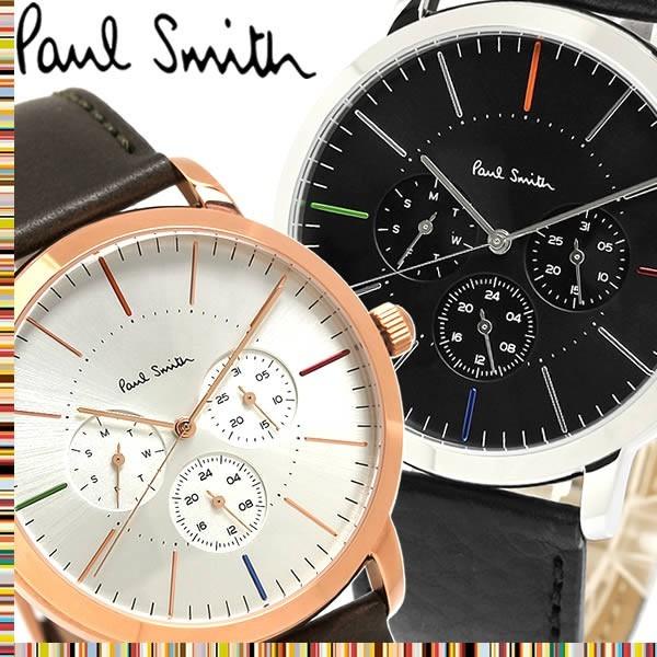 PAUL SMITH メンズ 腕時計 クオーツ 3気圧防水 カレンダー P10110 P10112 ...