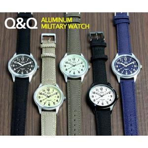 シチズン Q&amp;Q ミリタリー ミリタリ メンズ 腕時計 ウォッチ アルミニウム