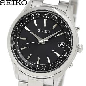 [SEIKO SELECTION] 腕時計 セイコー セレクション ソーラー電波 ワールドタイム表記 サファイアガラス sbtm273 メンズ｜cameron