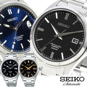 SEIKO セイコー メンズ 腕時計 自動巻き 日本製 アナログ ステンレス メカニカル 10気圧防...