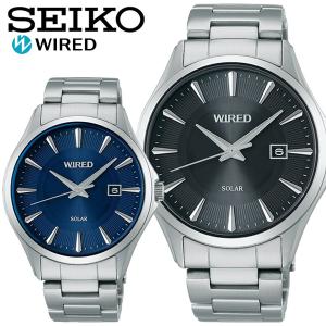 SEIKO セイコー WIRED ワイアード NEW STANDARD MODEL ソーラー 腕時計 メンズ カレンダー AGAD410 AGAD411｜cameron