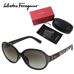 Salvatore Ferragamo サルヴァトーレ フェラガモ サングラス レディース ブランド 国内正規品 SF918SA-001 ブラック｜cameron