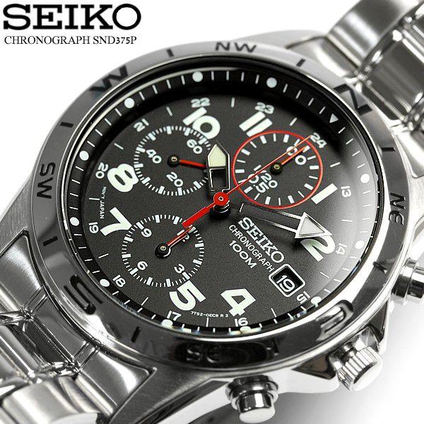 セイコー SEIKO クロノグラフ 腕時計 逆輸入 メンズ クロノグラフ ミリタリー ミリタリ ビジ...
