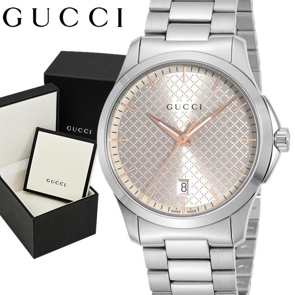 グッチ 時計 メンズ 腕時計 GUCCI Gタイムレス 40mm シルバー スイス製 ブランド 人気...