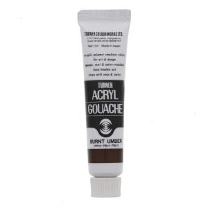 ターナー アクリルガッシュ 11ml バーントアンバー ： ターナー色彩