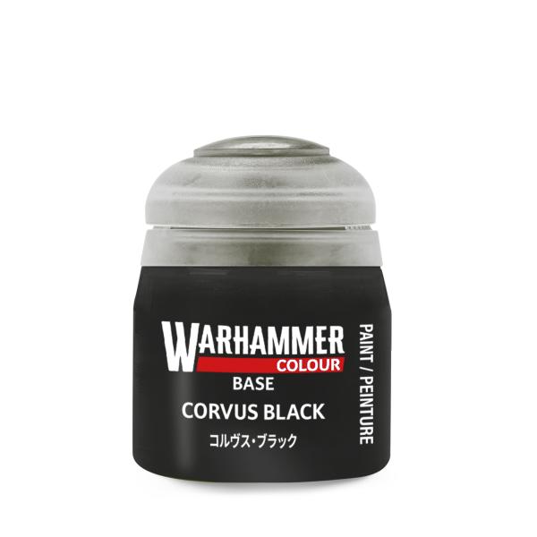 コルヴス・ブラック Corvus Black ウォーハンマーカラー ベース シタデルカラー 水性塗料
