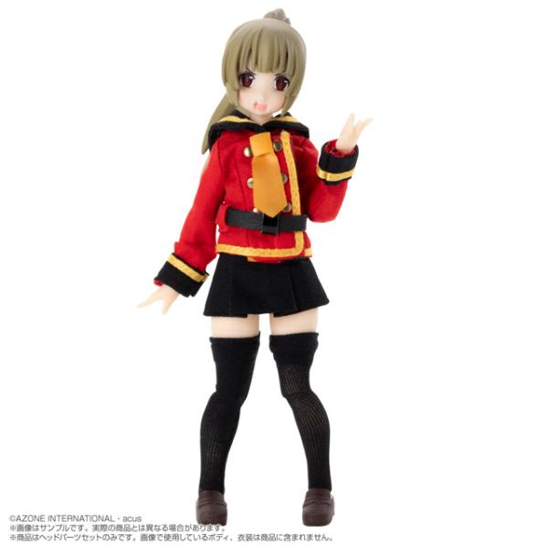 『カスタムリリィ』ヘッドパーツセット TYPE-A　亜麻色