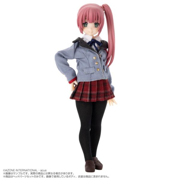 『カスタムリリィ』ヘッドパーツセット TYPE-A　紅藤色