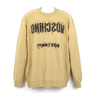 モスキーノ セーター メンズ MOSCHINO 0923 5203 A1018 ベージュ サイズ50｜camino-japan