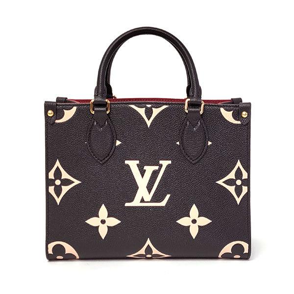 ルイヴィトン バッグ レディース LOUIS VUITTON オンザゴー PM M45659 ブラッ...