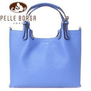 ペレボルサ バッグ レディース PELLE BORSA カラーズ レザートート 3736-SA サックス｜camino-japan