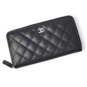 シャネル 財布 レディース CHANEL クラシック AP0242 Y01588 C3906 ブラック シルバー金具｜camino-japan