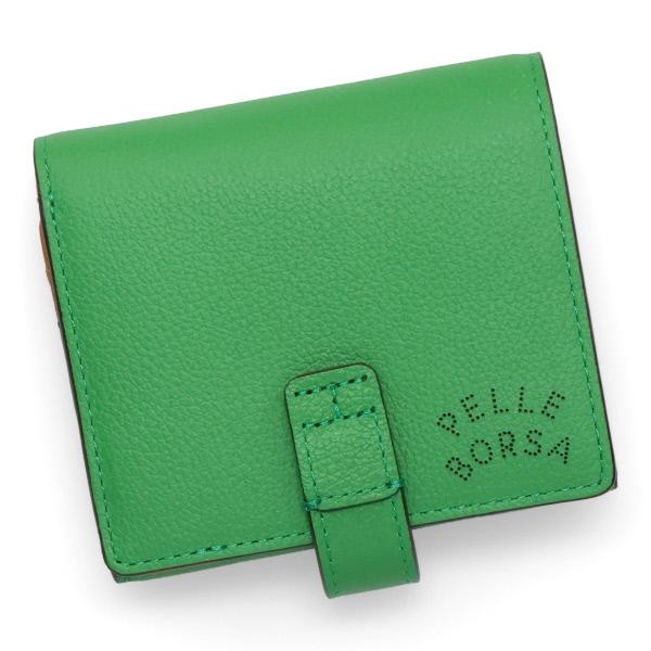 ペレボルサ 財布 レディース PELLE BORSA ベリーグッズ 7202 GL グリーン