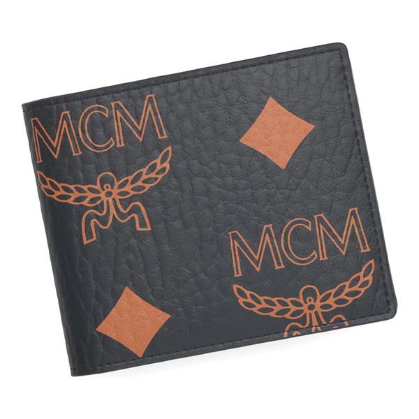 MCM 財布 二つ折りウォレット マキシヴィセトス MXSDATA01 ブラック