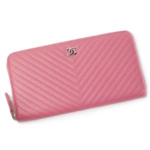 シャネル CHANEL レディース 財布 長財布 ラウンドジ...