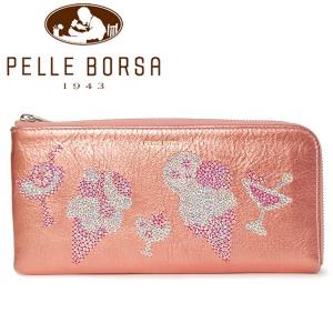 ペレボルサ 財布 レディース PELLE BORSA ライズ 5160-CP コーラルピンク｜camino-japan