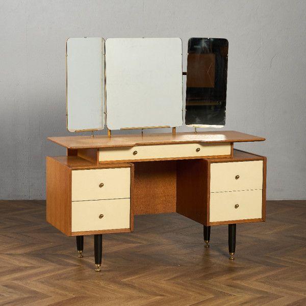 デスク・ビューロー イギリス オーク ジープラン G-PLAN Chinese white ヴィンテ...