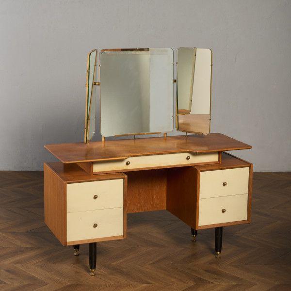 デスク・ビューロー イギリス オーク ジープラン G-PLAN Chinese white ヴィンテ...