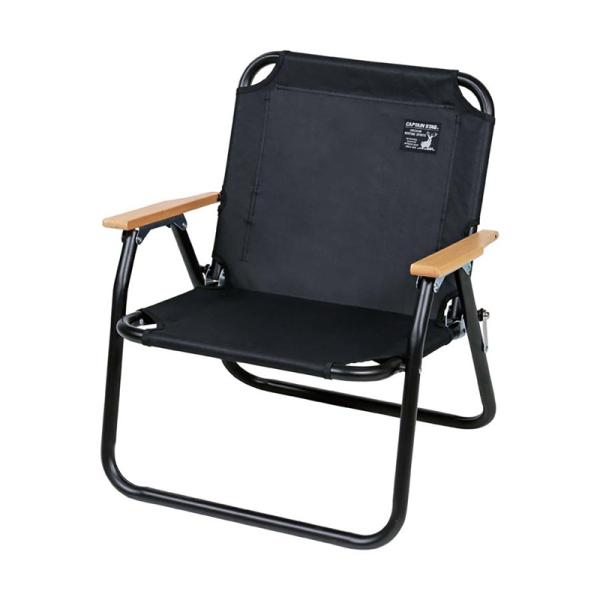 CAPTAIN STAG <br>CSブラックラベル ロースタイルソロベンチ  UC-1677  キ...