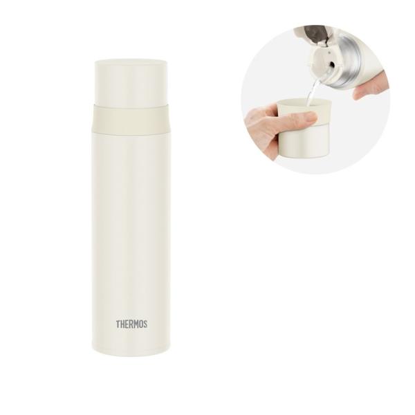 サーモス <br>ステンレスボトル 500ml マットホワイト FFM-502   MTWH THE...