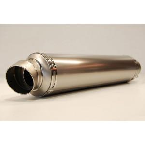 BEAMS チタン スリッド サイレンサー φ100 (450mm) ビームス 汎用 汎用サイレンサー φ100×450mm（スラッシュテール