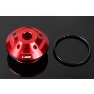 正規品／SPEEDRA FX400R FX400R 86-90用オイルフィラーキャップ M30×P1.5 カラー：レッド SPEEDRA バイク｜camp