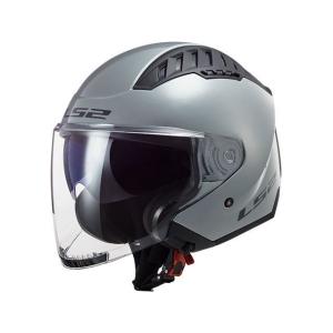 LS2 HELMETS LS2 COPTER ジェットヘルメット ホワイト WHITE : 二輪