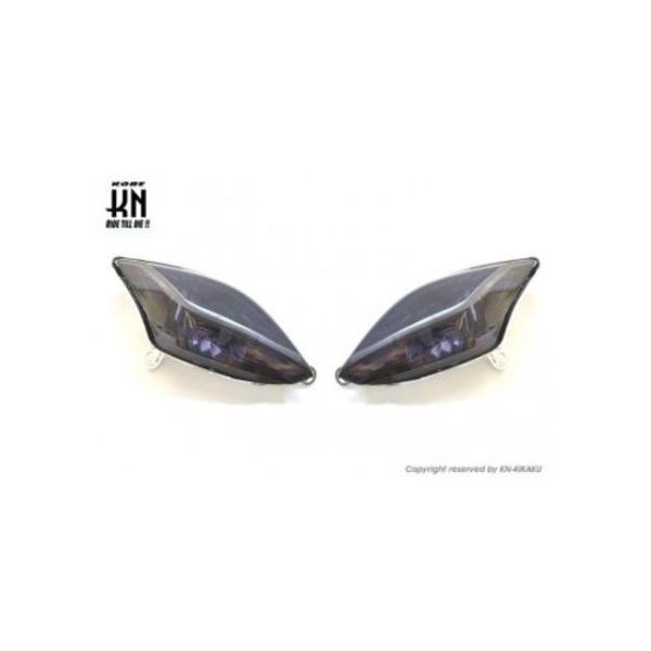 KN企画 フロントウインカーASSY【スモーク】シグナスX3型専用【1YP/1MS】 kn926