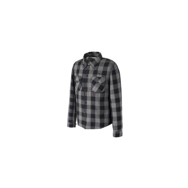 ライズ MOTO FLANNEL SHIRTS（グレー） サイズ M RIDEZ