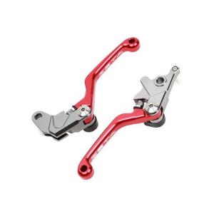 正規品／ジータ CRF250L CRF250M CRF250ラリー ピボットレバーセット CP 3フィンガー（レッド） ZETA バイク