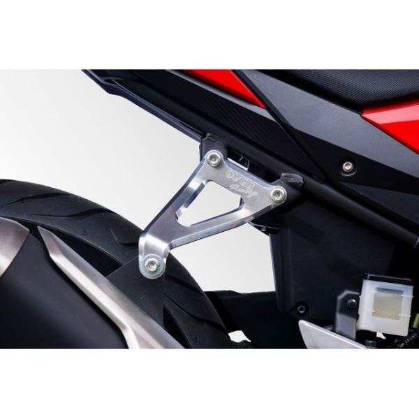 正規品／オーバーレーシング CBR400R アルミビレット マフラーステー（シルバー） OVER R...