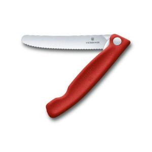 正規品／ビクトリノックス トマトベジタブルナイフ レッド ＃6.7831.FB Victorinox キャンプ｜camp