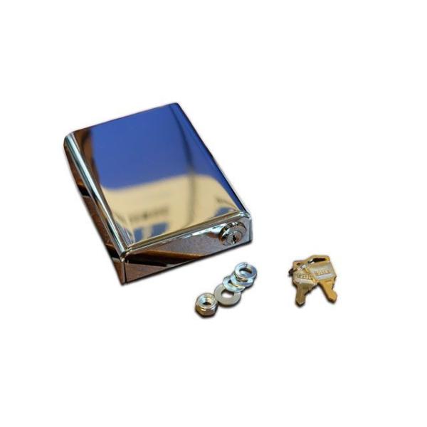 テラダモータース 汎用 【ETCロックケース】ミツバ製ETC車載器収納用アルミ製ハードケース（クロム...