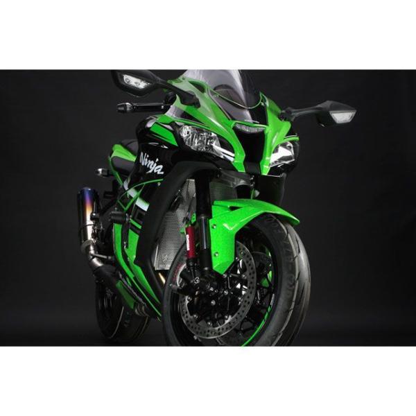 トリックスター ZX-10R ラジエターコアガード（ステンレスシルバー） TRICKSTAR